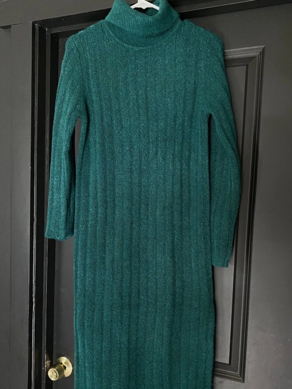 ASOS Design Teal Sweater Dress Long Sleeve Size 6